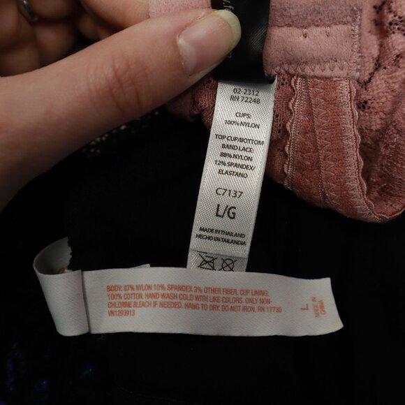 Lace Bralette Bundle Womens L Multi Whimsigoth Feminine Romantic Coquette Sexy - Picture 9 of 16